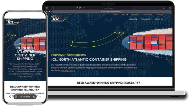 Independent Container Line website